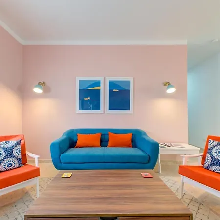 Lägenhet Colorful & Spacious With Yard - Close To Xemxija Bay *